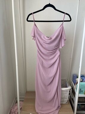 Oh Polly Corset Drape Off the Shoulder Dress Size 2